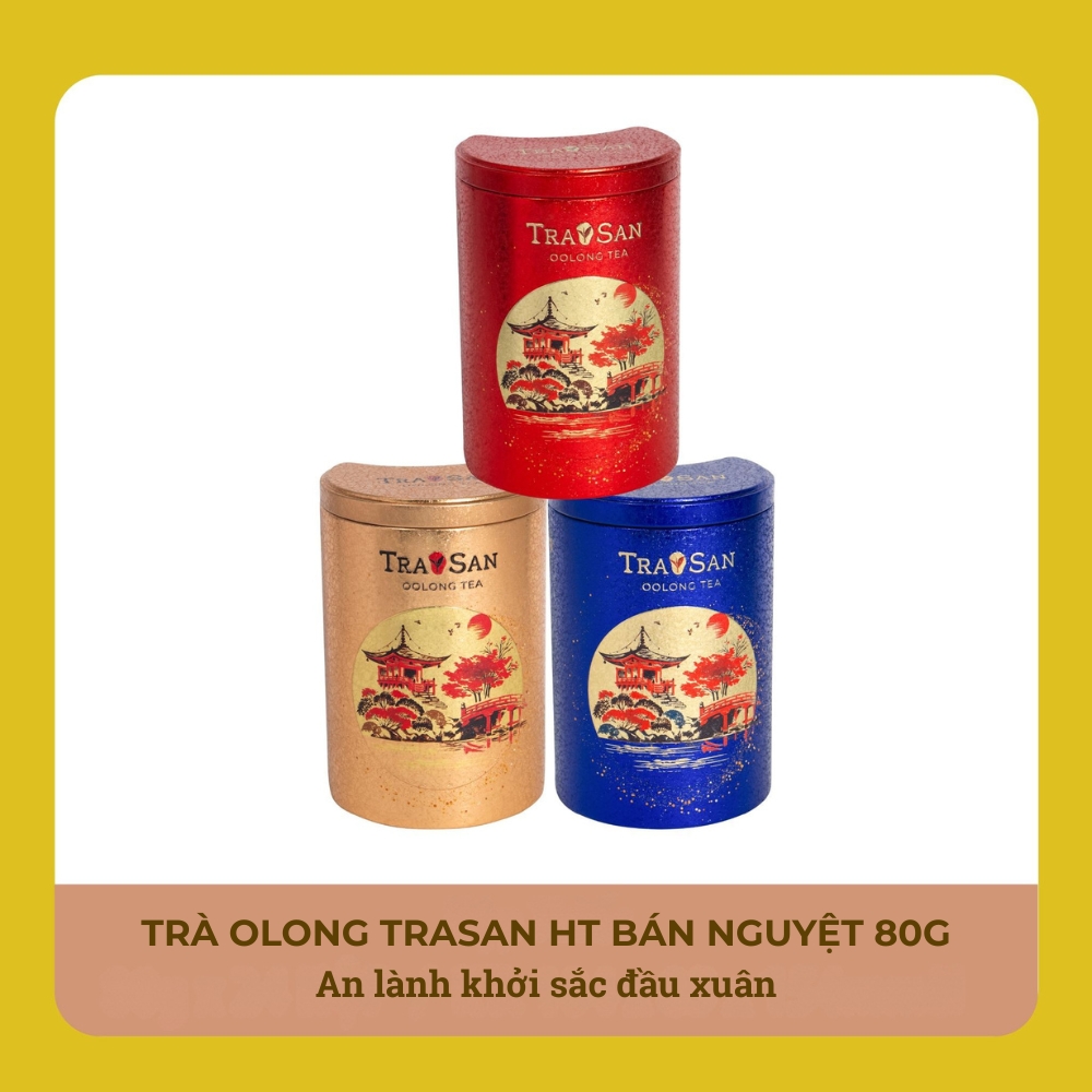 TRÀ OLONG TRASAN HT BÁN NGUYỆT 80g – “An lành khởi sắc đầu xuân