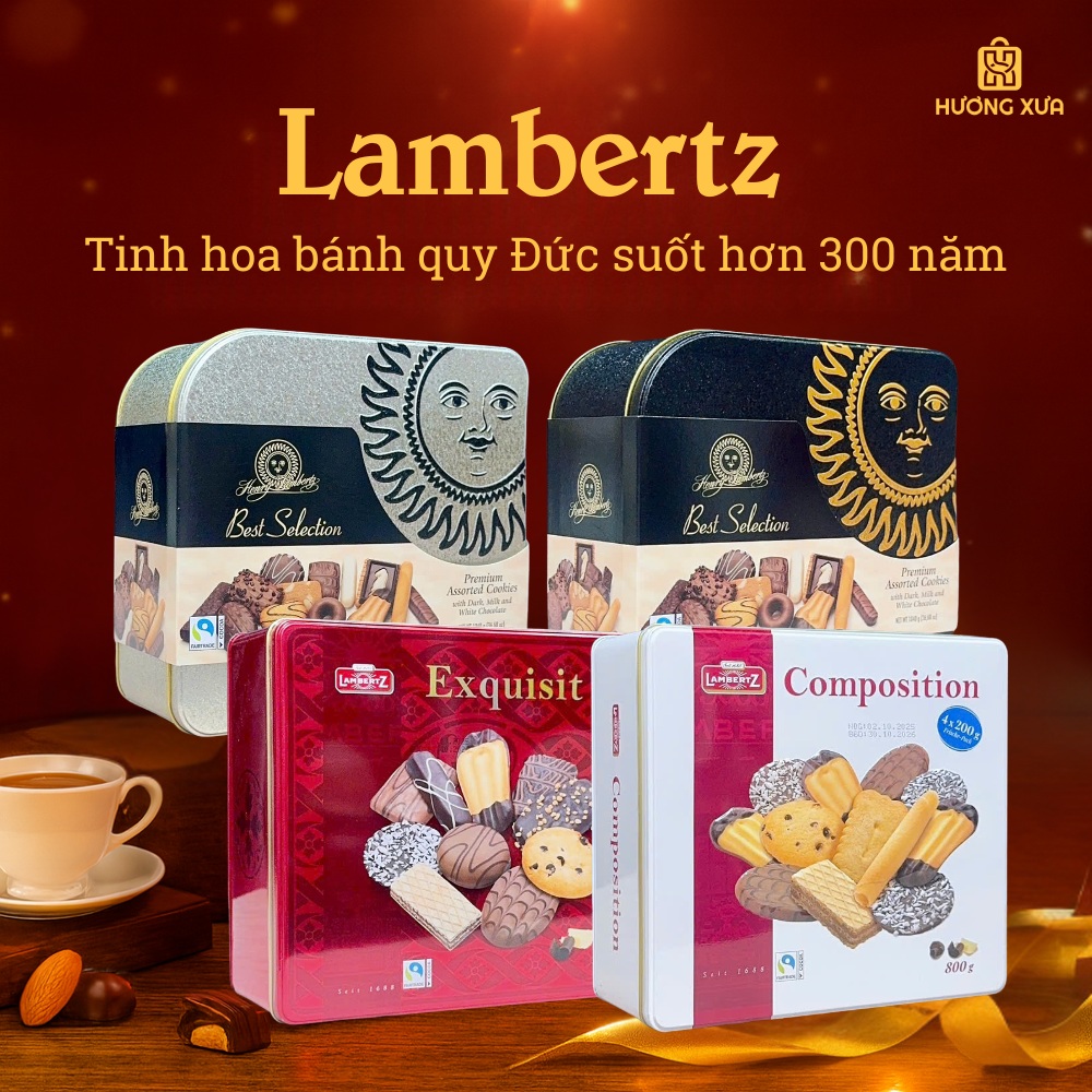 Bộ Sưu Tập Bánh Lambertz – Tinh Hoa Bánh Quy Đức, Món Quà Sang Trọng Cho Mọi Dịp Lễ