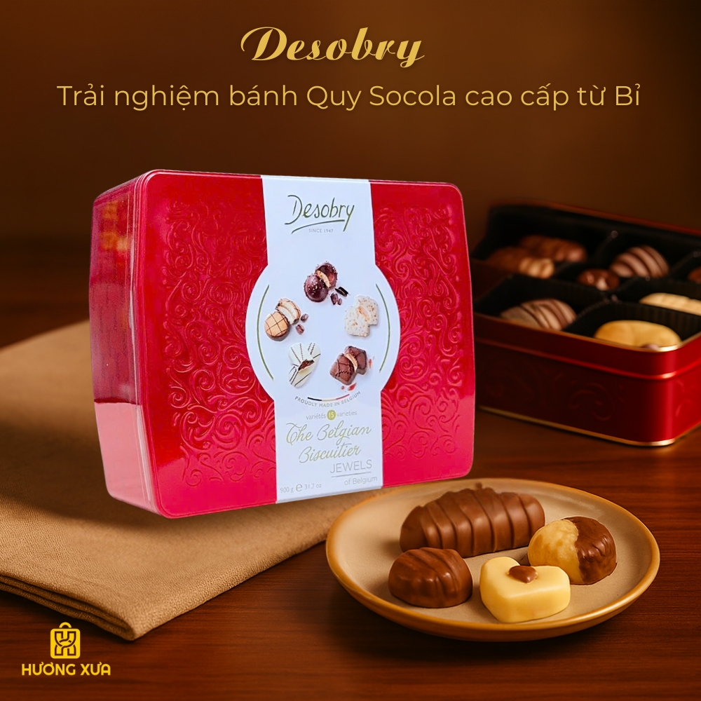 Desobry - Trải nghiệm bánh quy socola cao cấp từ Bỉ