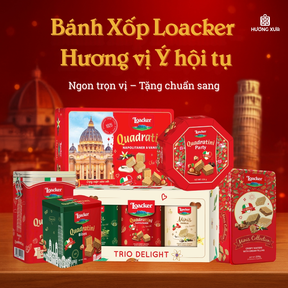 Bánh Xốp Loacker – Biểu Tượng Tinh Hoa Từ Núi Non nước Ý