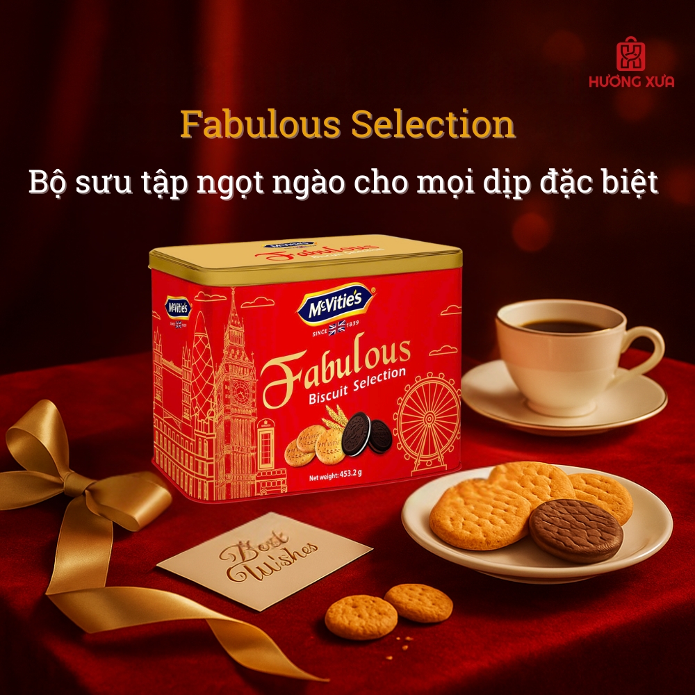 McVitie’s Fabulous Biscuit Selection 453.2g – Bộ sưu tập bánh quy hảo hạng