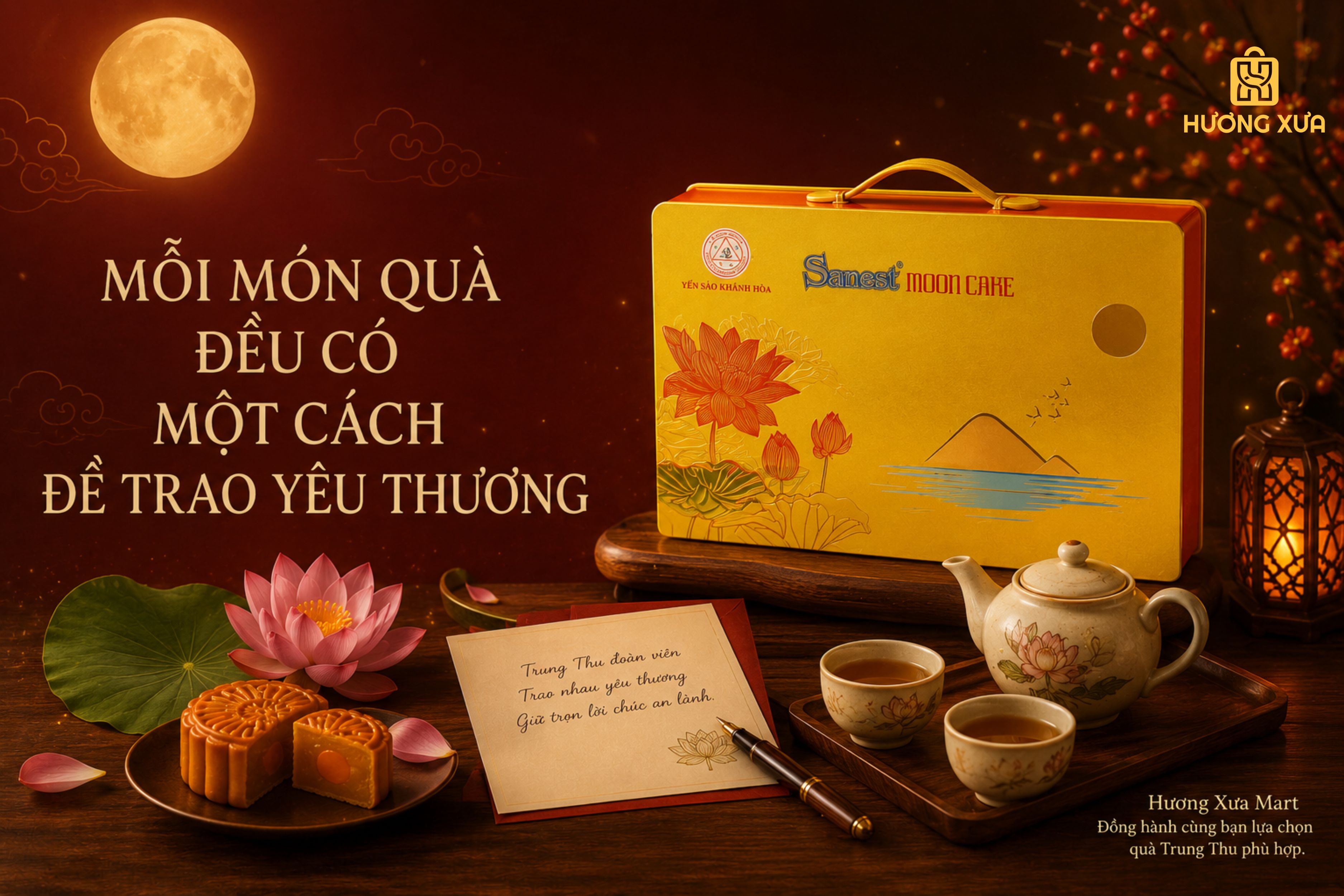 Hương Xưa Mart tư vấn lựa chọn quà Trung Thu phù hợp