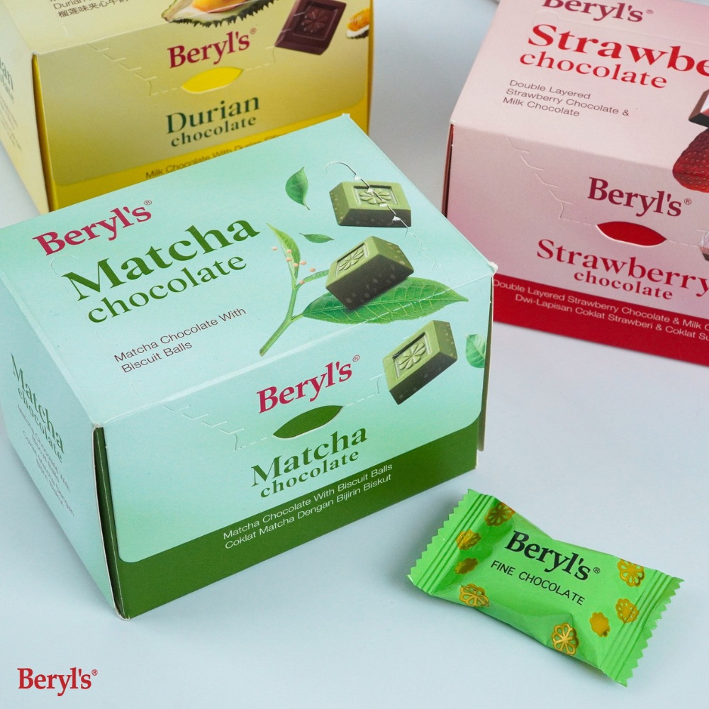 Socola Beryl’s Snow Flower  Vị Matcha & Ngũ Cốc – Giòn rụm, sành điệu, đầy cá tính