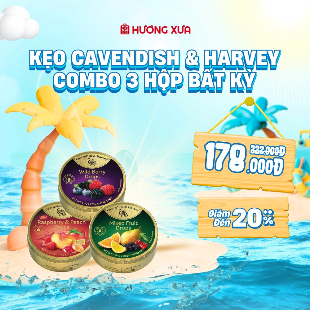 Cavendish & Harvey – Hương vị trái cây tinh tế từ châu Âu