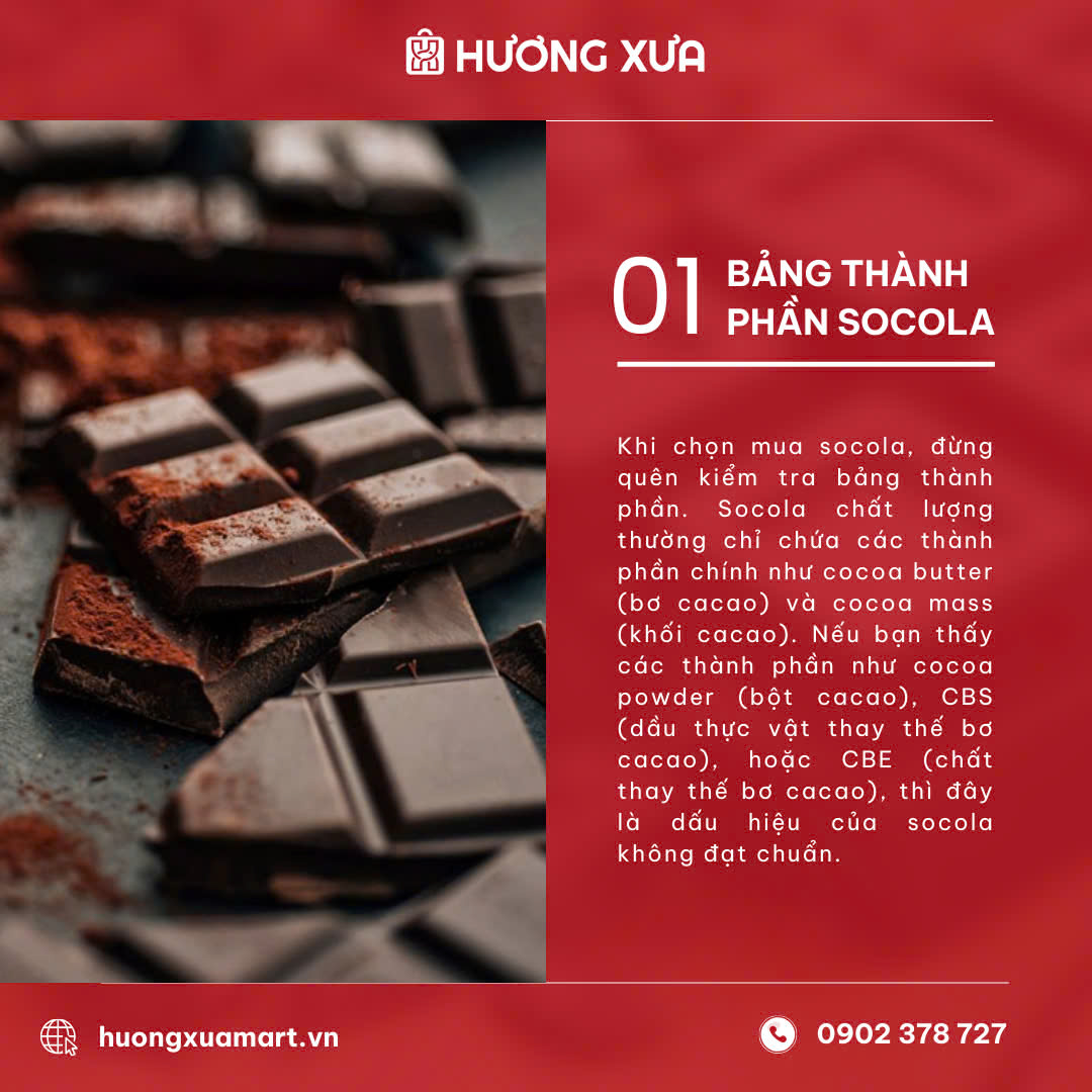Hương Xưa Mart chuyên cung cấp socola nhập khẩu cao cấp 
