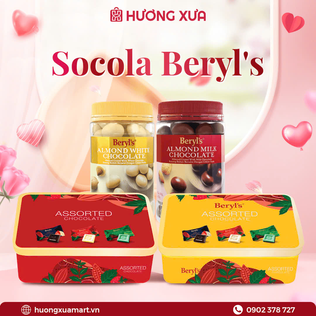 ✨ Beryl's Snow Flower (Malaysia) – Socola Hoa Tuyết, Tinh Tế Và Đầy Lôi Cuốn!