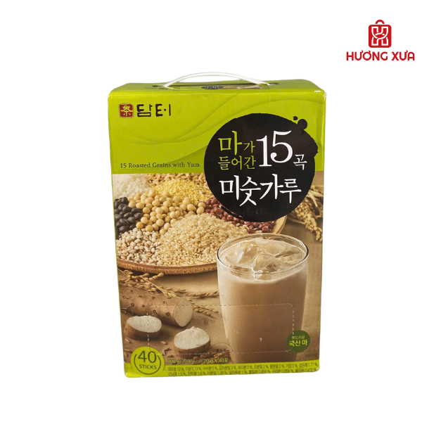 Bột ngũ cốc 15 loại hạt Damtuh Hộp 50 gói 