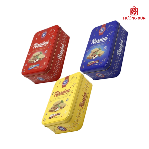 Bánh xốp nhân socola hạt phỉ Rossini HT 250g