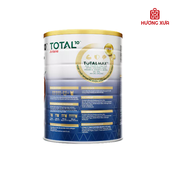 Sữa Bột Bổ Sung Dinh Dưỡng Anlene Total 10 lon 800g