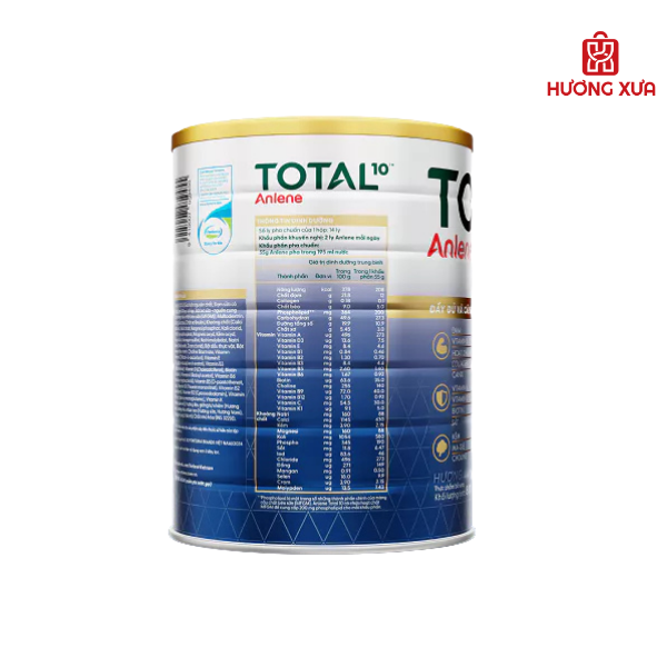 Sữa Bột Bổ Sung Dinh Dưỡng Anlene Total 10 lon 800g