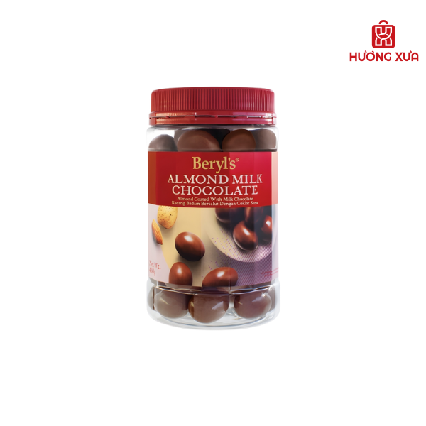 Socola hạnh nhân Beryl's hủ 410g