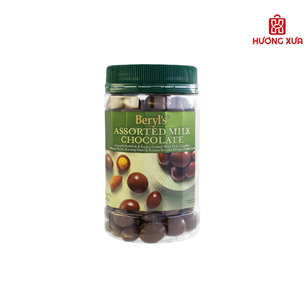 Socola hạnh nhân Beryl's hủ 410g