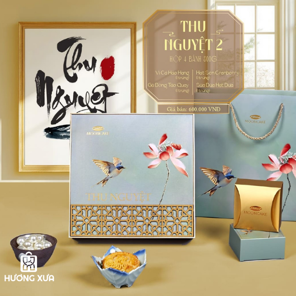 Bánh Trung Thu Bibica 2025 Hộp Thu Nguyệt 2
