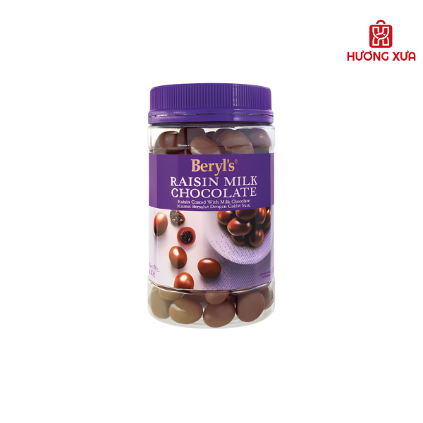 Socola hạnh nhân Beryl's hủ 410g