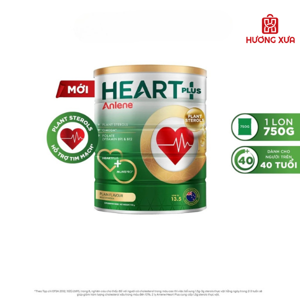 Thực phẩm bổ sung Anlene Heart Plus 750g
