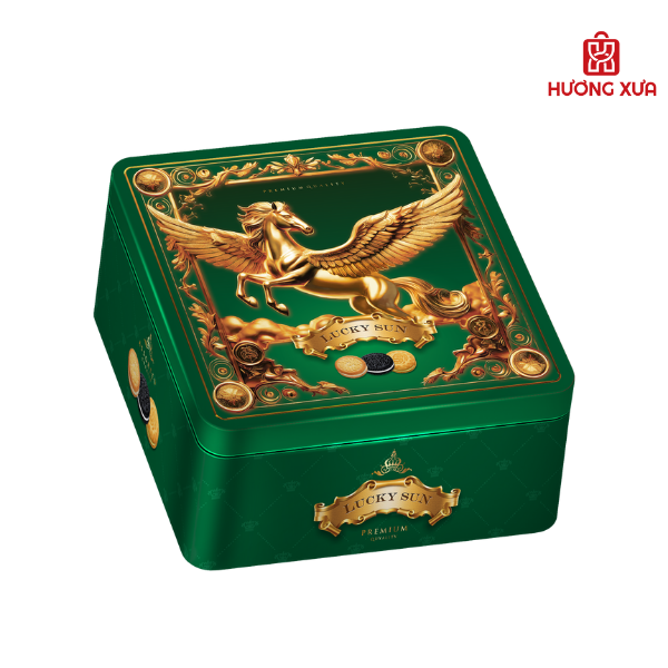 Bánh Quy Hỗn Hợp Luckysun HS Họa Tiết Hình Ngựa 180g