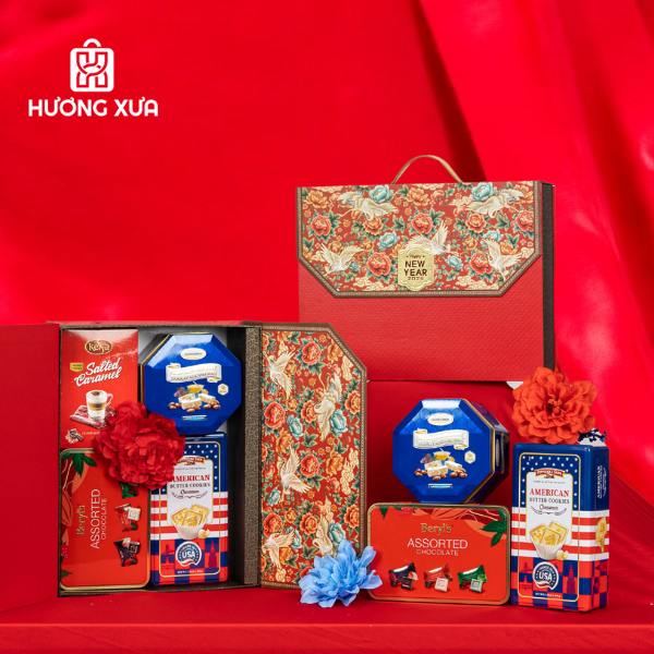 Hương Xưa Mart cung cấp dịch vụ thiết kế quà Tết chuyên nghiệp theo yêu cầu
