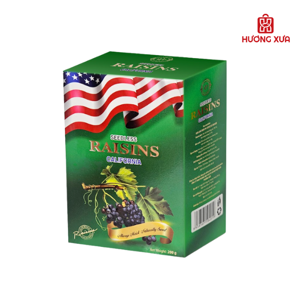 Nho Khô Đen PH Seedless Raisins HG 200g