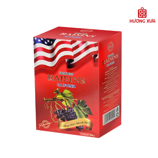 Nho Khô Đen PH Seedless Raisins HG 200g