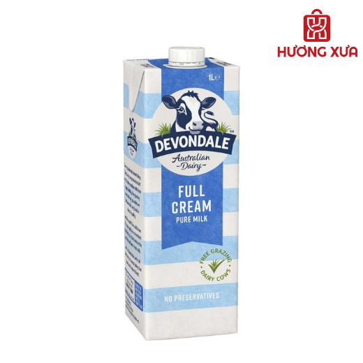 Sữa Tươi Devondale Nguyên Kem Thùng 10 Hộp 1L
