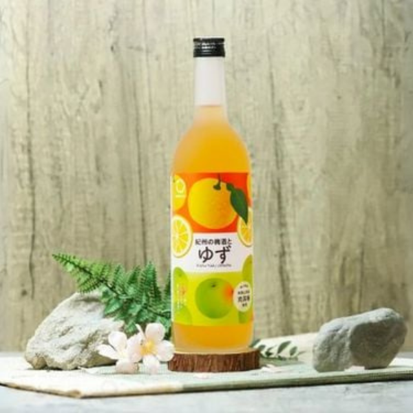 Rượu mơ Nhật Bản Nakano Yuzu vị chanh Nhật 720ml 12%