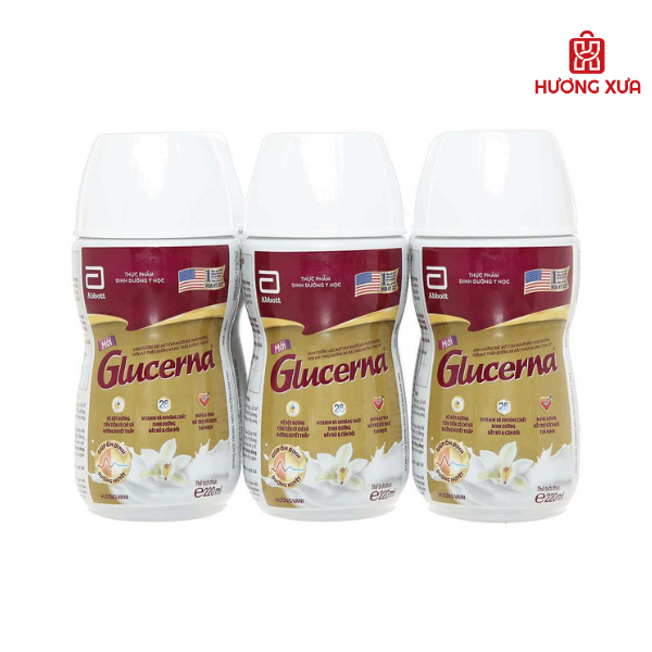 Thùng 30 Chai Sữa Nước Glucerna Abbott 220ml – Dành Cho Người Bị Tiểu Đường