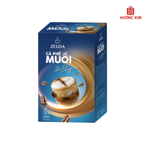 Cà Phê Muối Zelda Hộp Giấy 160g
