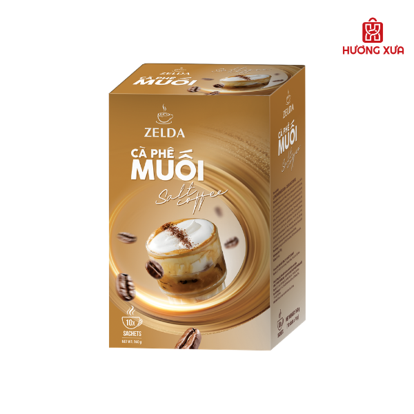 Cà Phê Muối Zelda Hộp Giấy 160g