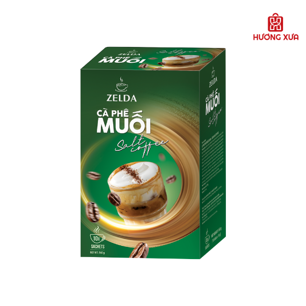 Cà Phê Muối Zelda Hộp Giấy 160g