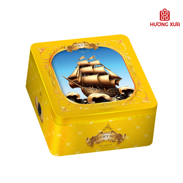 Bánh Quy Hỗn Hợp Luckysun HS Họa Tiết Hình Ngựa 180g