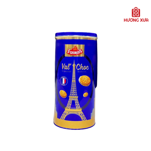 Bánh Quy Kẹp Vị Sô Cô La St Georges Val'Choc Lon Thiếc 300g