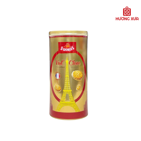 Bánh Quy Kẹp Vị Sô Cô La St Georges Val'Choc Lon Thiếc 300g