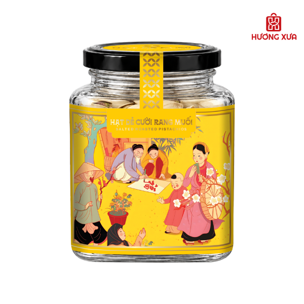 Hạt dẻ cười rang muối PH hũ thủy tinh vuông 170g