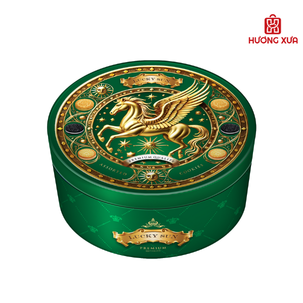 Bánh Quy Hỗn Hợp Luckysun HS Họa Tiết Hình Ngựa 110g