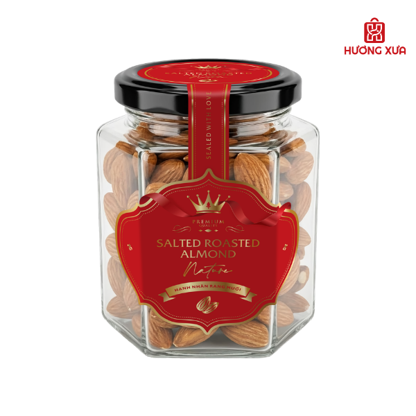 Hạnh nhân rang muối PH hũ thủy tinh 200g