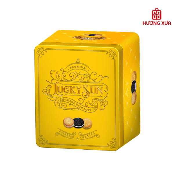 Bánh Quy Hỗn Hợp LuckySun Hs Họa Tiết Chữ Nổi 150g