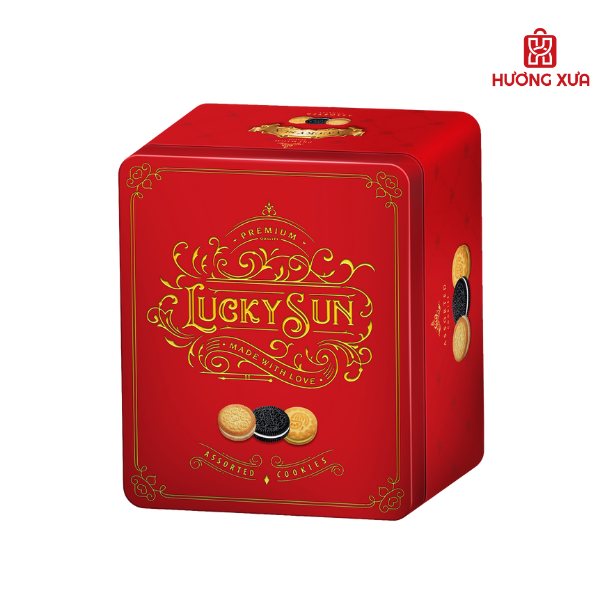 Bánh Quy Hỗn Hợp LuckySun Hs Họa Tiết Chữ Nổi 150g