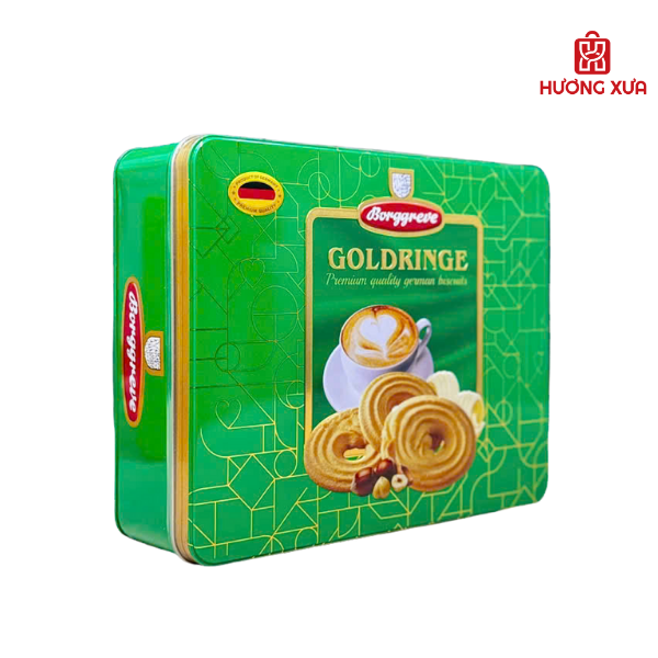 Bánh Quy Bơ Giòn Borggreve Gold-Ringe 800g
