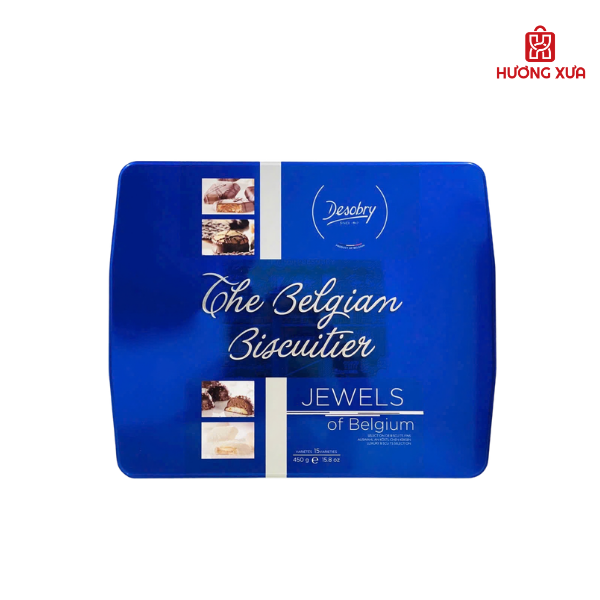 Bánh quy Desobry The Belgian Biscuitier Jewels 450g