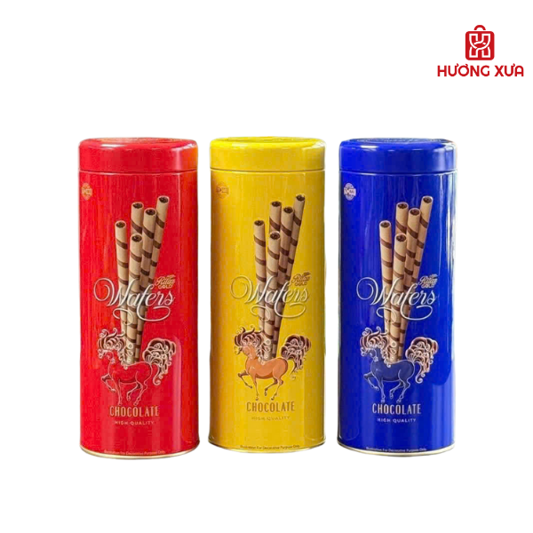 Bánh Quế Ritaz Gold Nhân Kem Sô cô la (LT tròn) 80g