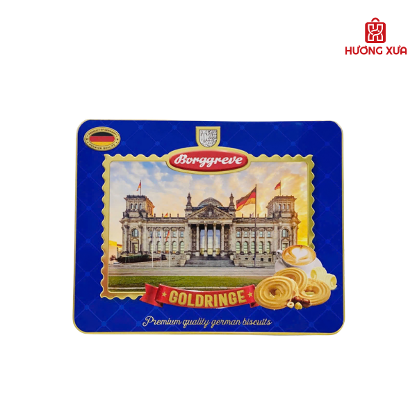 Bánh quy bơ giòn Borggreve Goldringe HS 800g