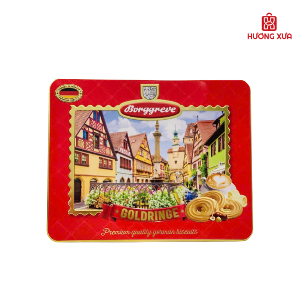 Bánh quy bơ giòn Borggreve Goldringe HS 800g