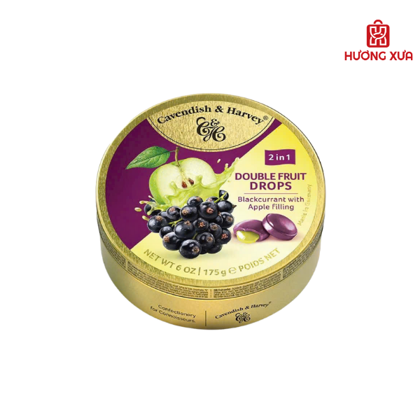 Kẹo trái cây Dou Fruit Cavendish & Harvey hộp thiếc 200g / 175g