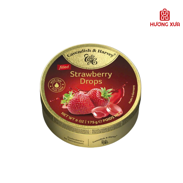 Kẹo trái cây Cavendish & Harvey hộp thiếc 200g / 175g ( đủ vị)