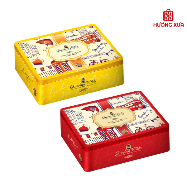 Bánh Quy Hỗn Hợp Grandma’s Wild Hộp Sắt 280g
