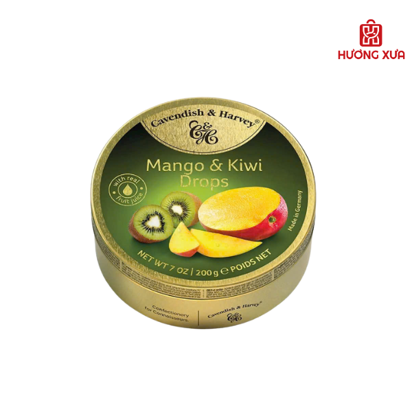 Kẹo trái cây Cavendish & Harvey hộp thiếc 200g / 175g ( đủ vị)