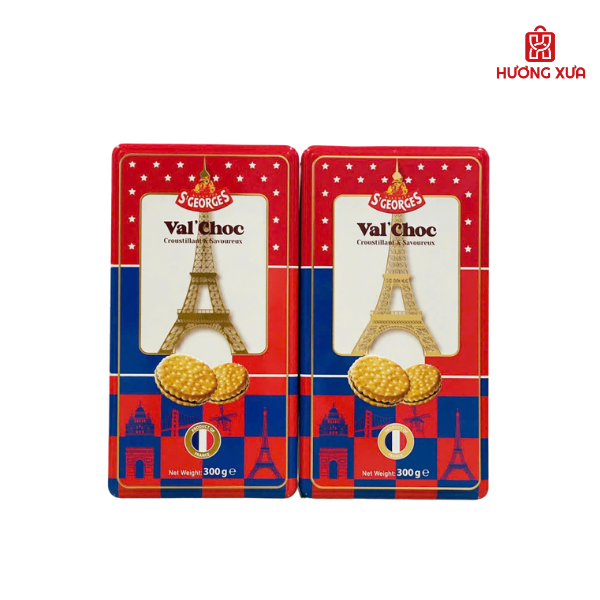 Bánh quy kẹp vị sô cô la St Georges Val’ Choc HS 300g