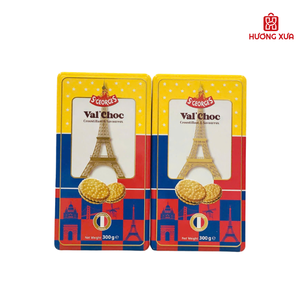 Bánh quy kẹp vị sô cô la St Georges Val’ Choc HS 300g