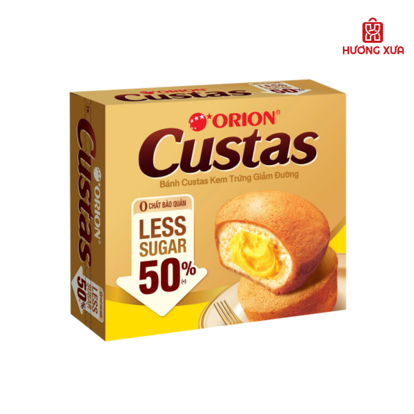 Bánh Custas Kem Trứng Giảm Đường Hộp 282g