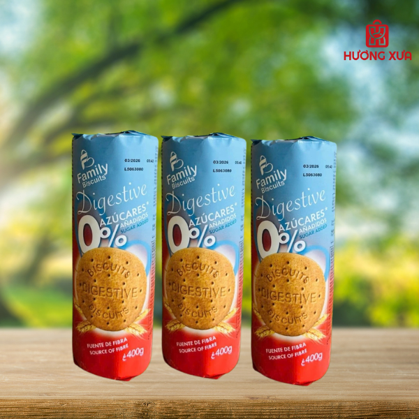 Bánh Quy Digestive Không Thêm Đường Family Biscuits 400g
